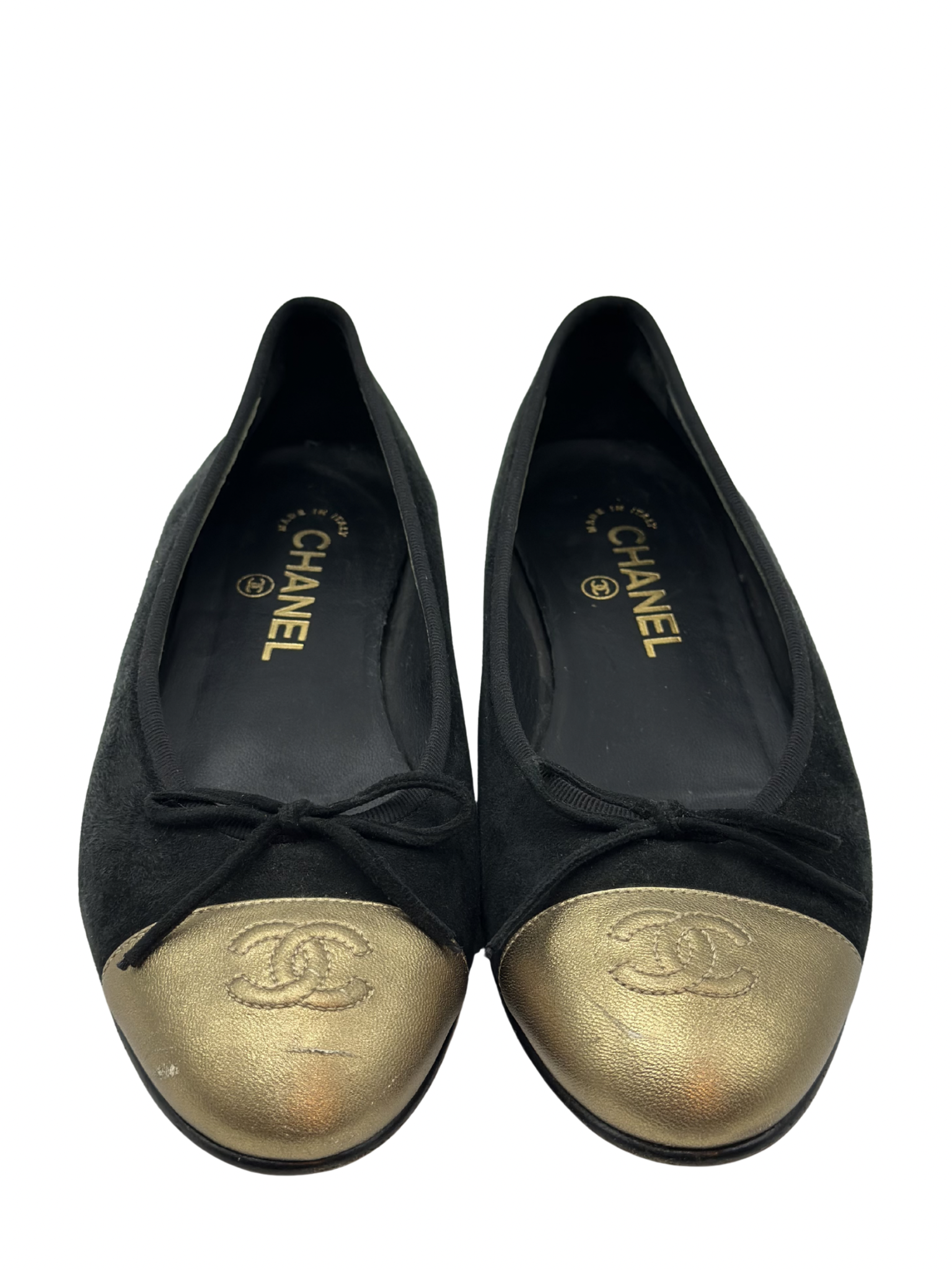 Chatitas Bicolor de Terciopelo Chanel (38)