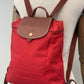 Mochila Longchamp Le Pliage Roja