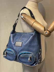 Cartera Azul con Bolsillos Carmen Steffens