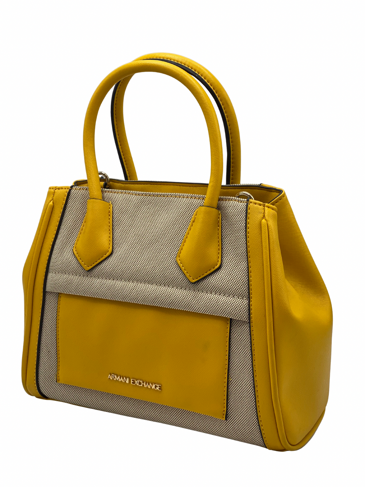Bolso de Mano Amarillo Armani Exchange
