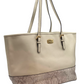 Cartera Blanca Michael Kors Tote Bag