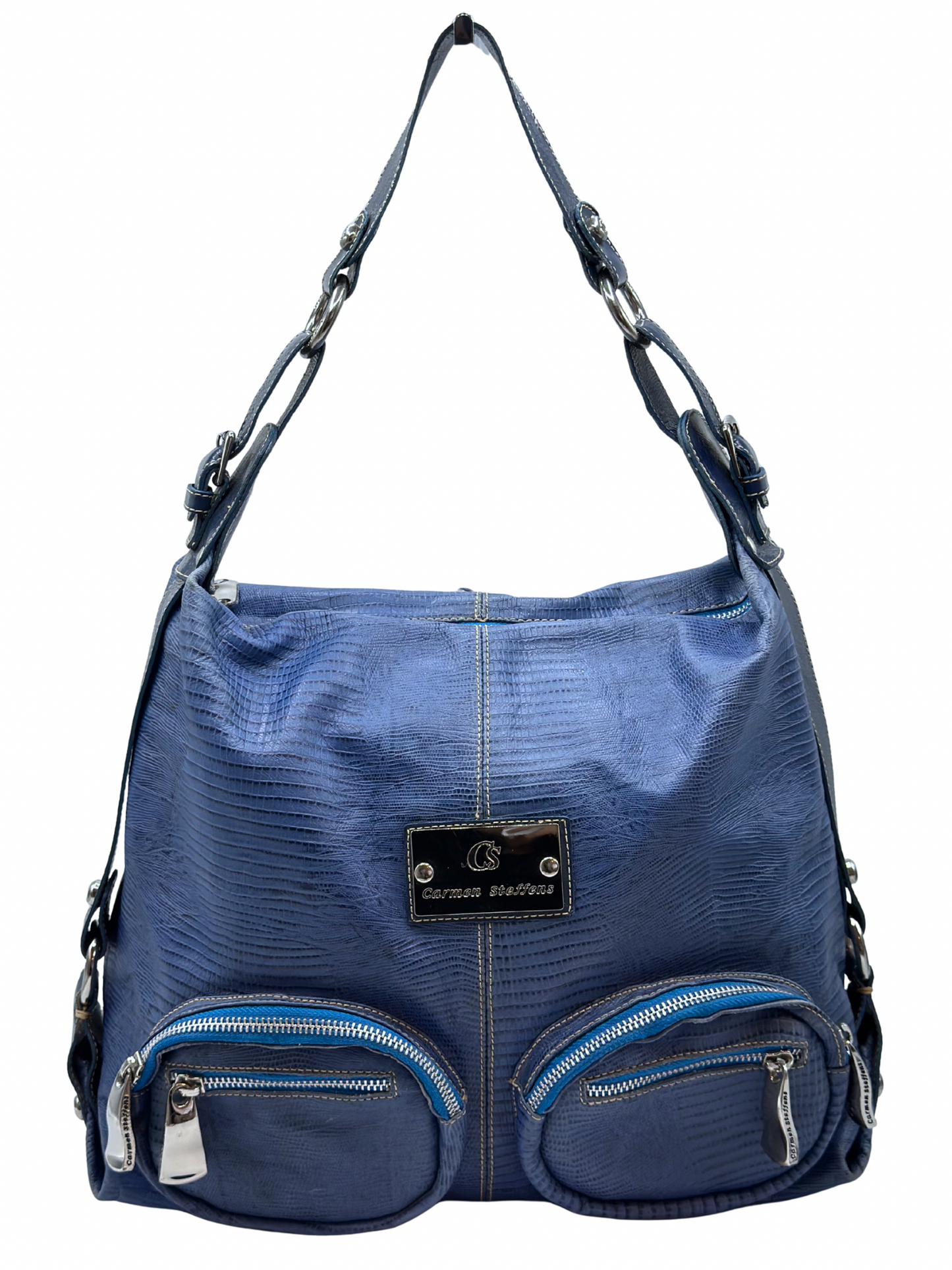 Cartera Azul con Bolsillos Carmen Steffens