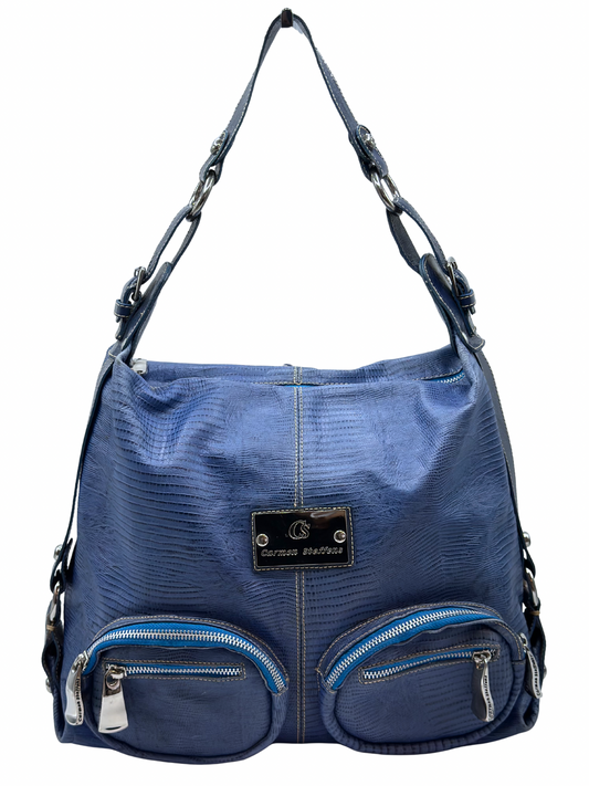 Cartera Azul con Bolsillos Carmen Steffens