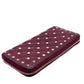 Billetera Valentino Garavani Rockstud Roja
