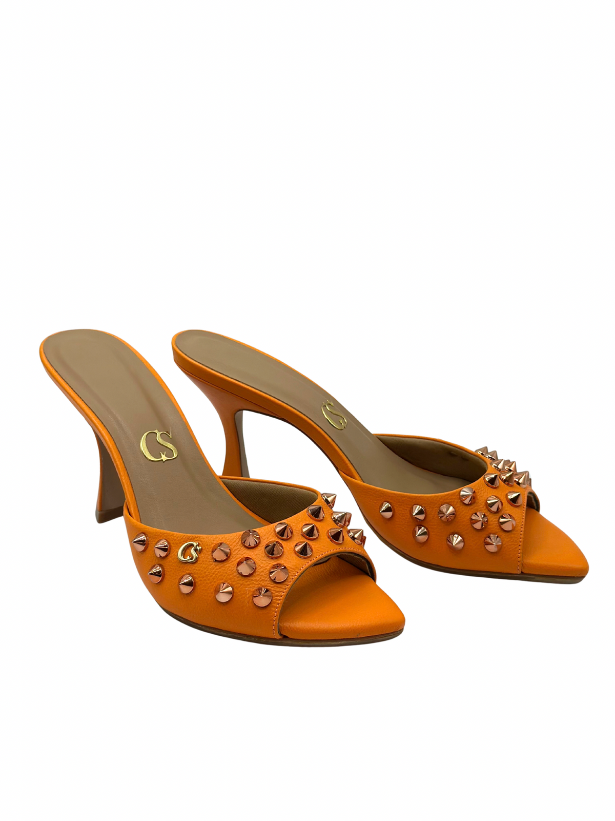 Sandalias Naranjas Carmen Steffens (38)