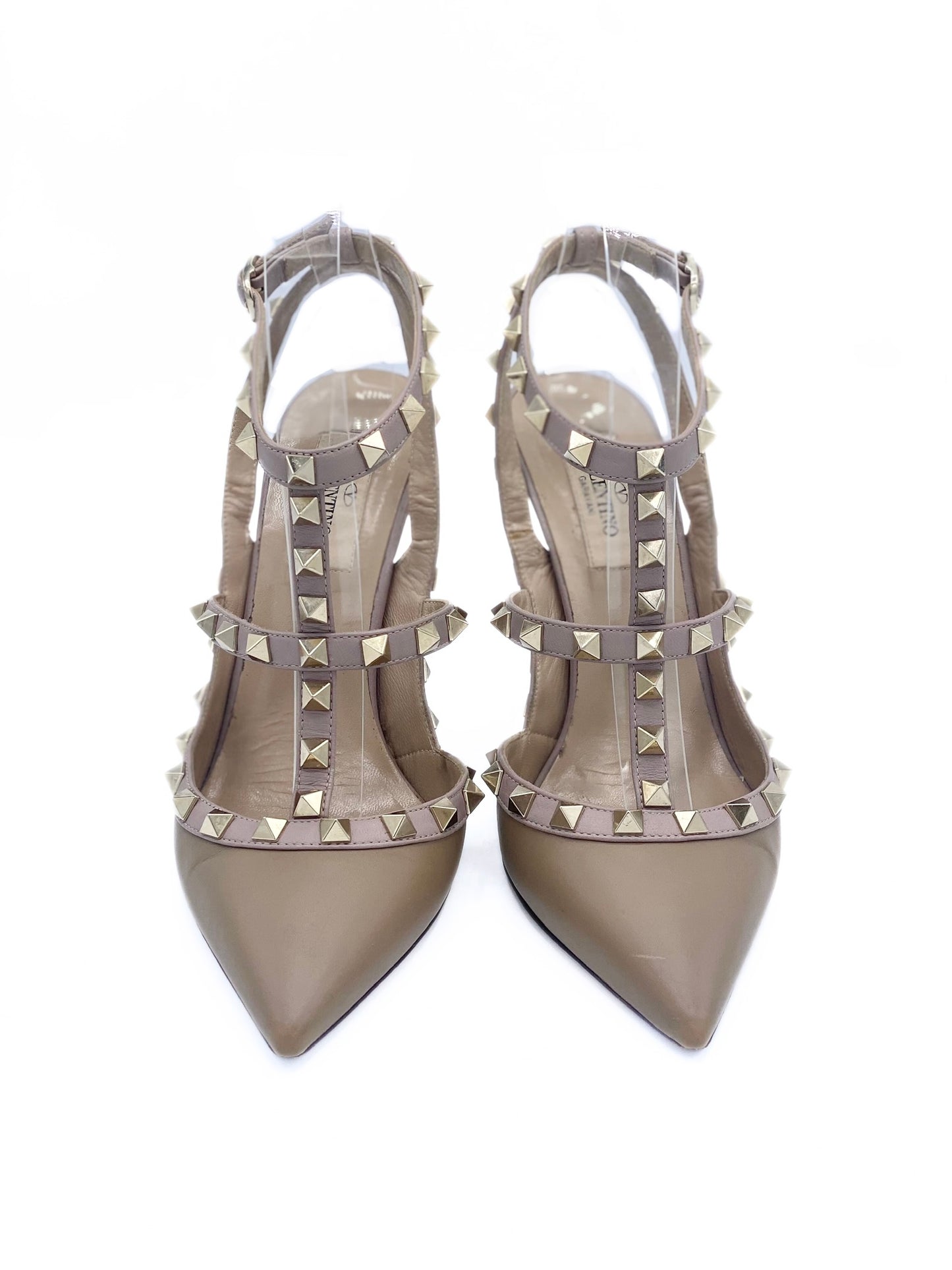 Pumps Valentino Rockstud Ankle Strap (37)