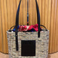 Cartera Loewe Newspaper Square Basket Bag + Organizador
