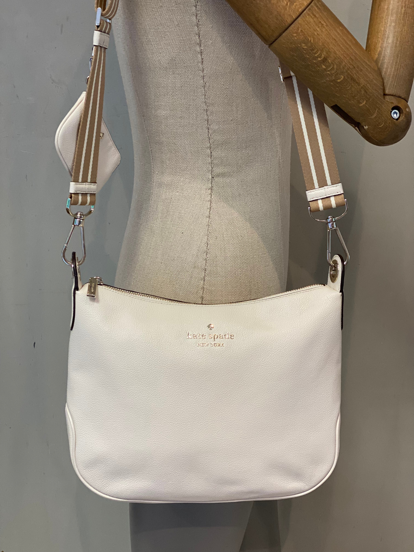 Bandolera Blanca Grande Rosie Kate Spade