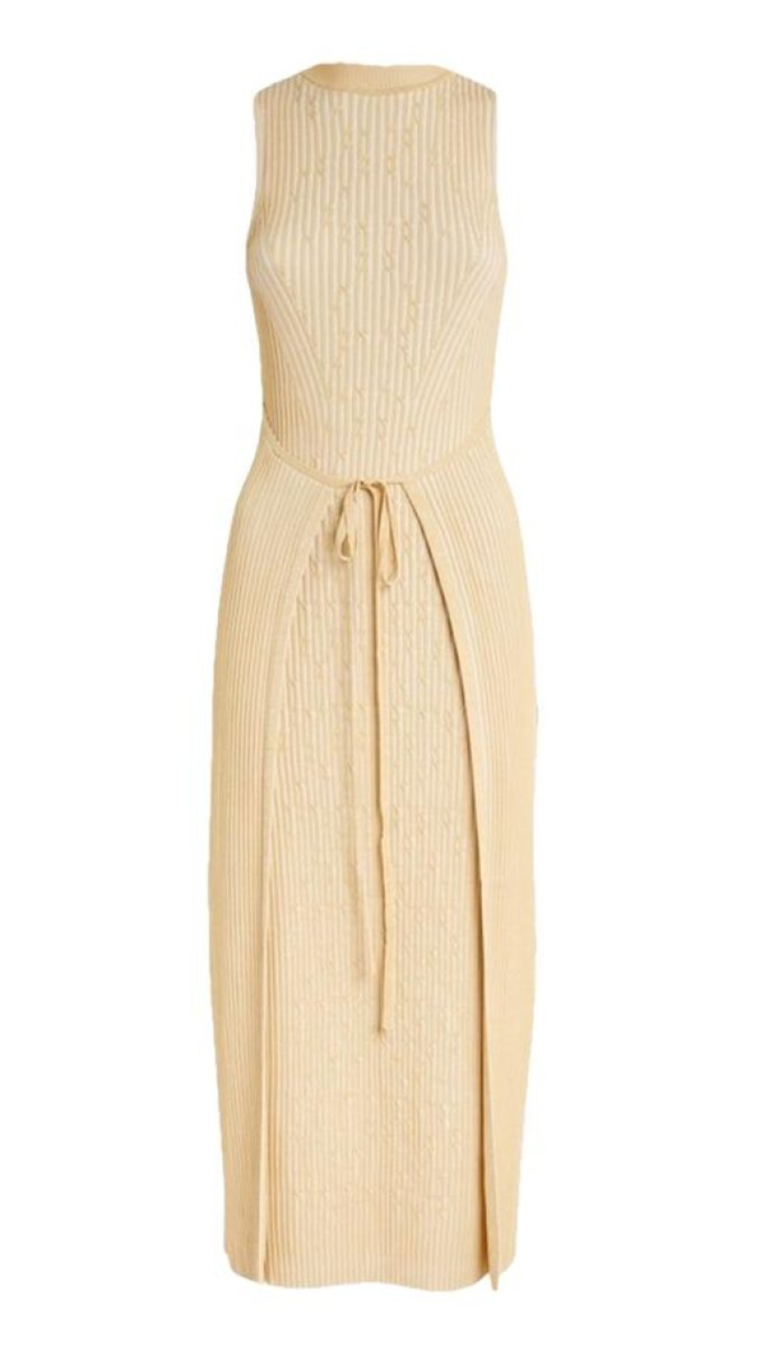 Vestido Midi Beige Cult Gaia Liora (Talle XS)