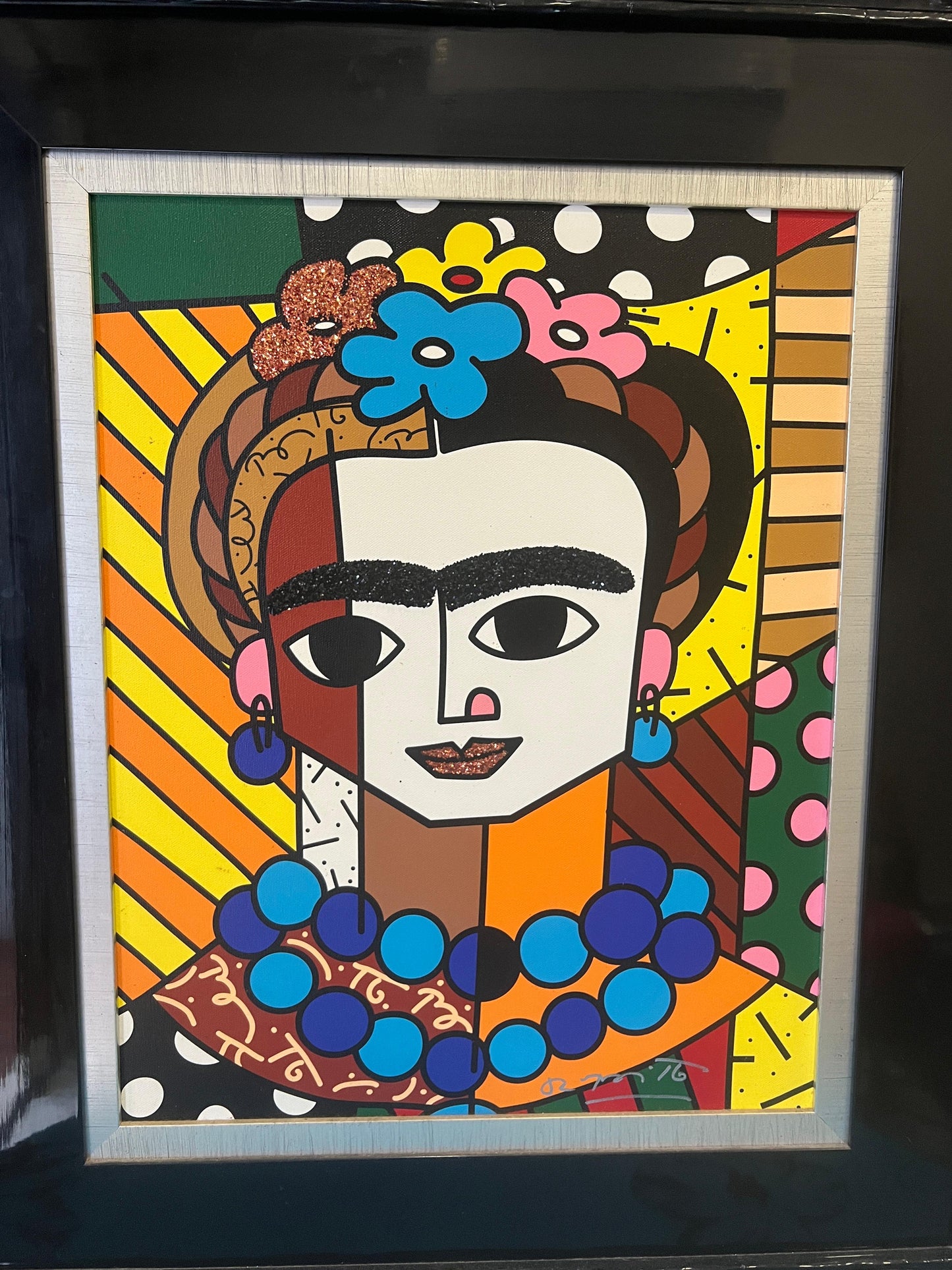 Cuadro de Romero Britto 43 x 53 cm