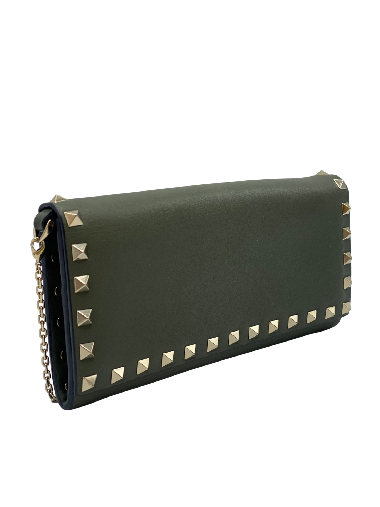 Clutch Verde Valentino Garavani Rockstud
