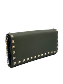 Clutch Verde Valentino Garavani Rockstud