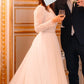Vestido de Novia Rosa Clará Bride + Velo de 7 Metros Bordado (Talle S)