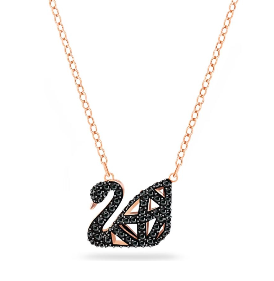 ⁠Collar Swarovski Dazzling Swan Doble Cara