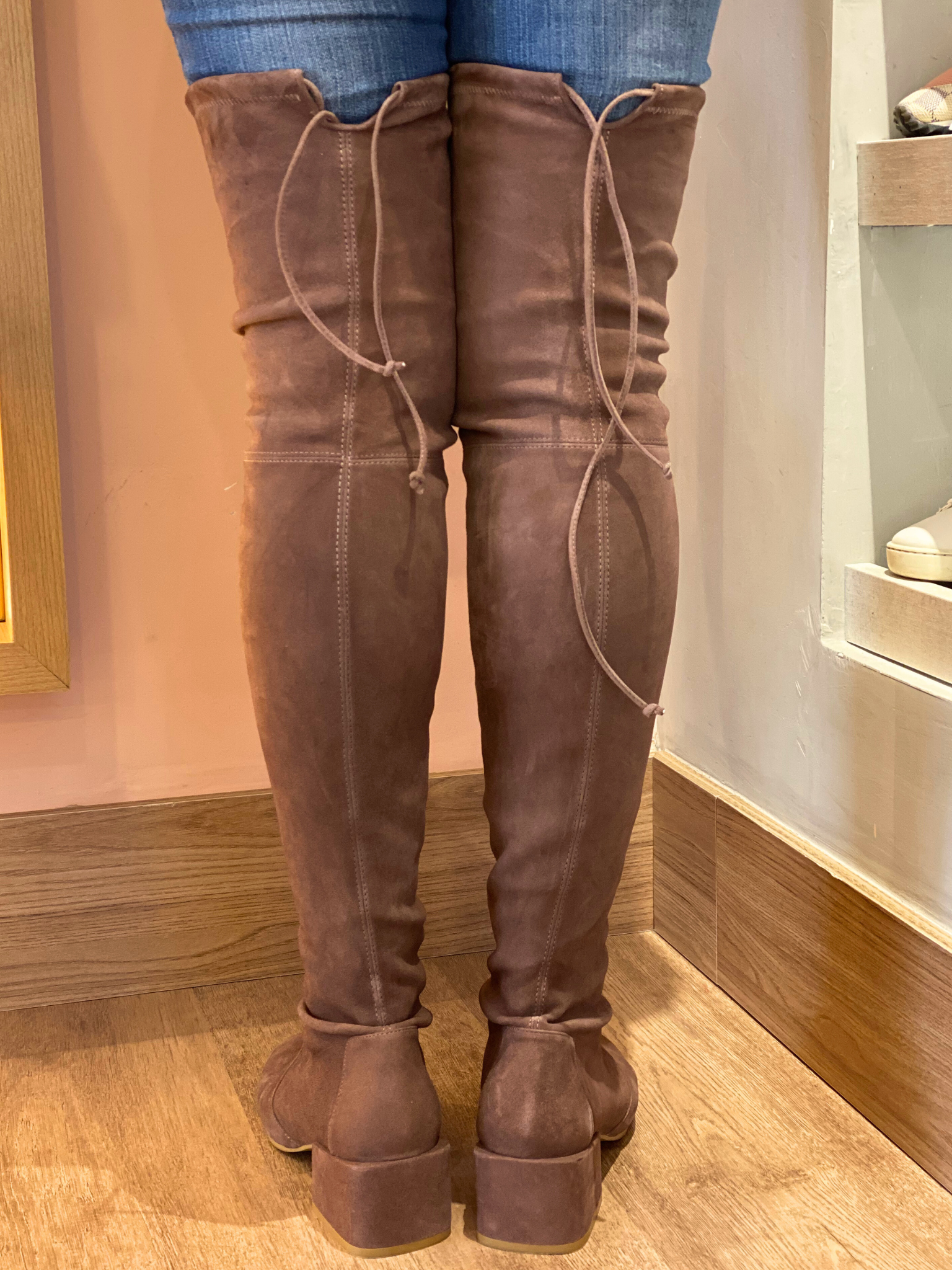 Botas Gamuzadas Stuart Weitzman (39.5)