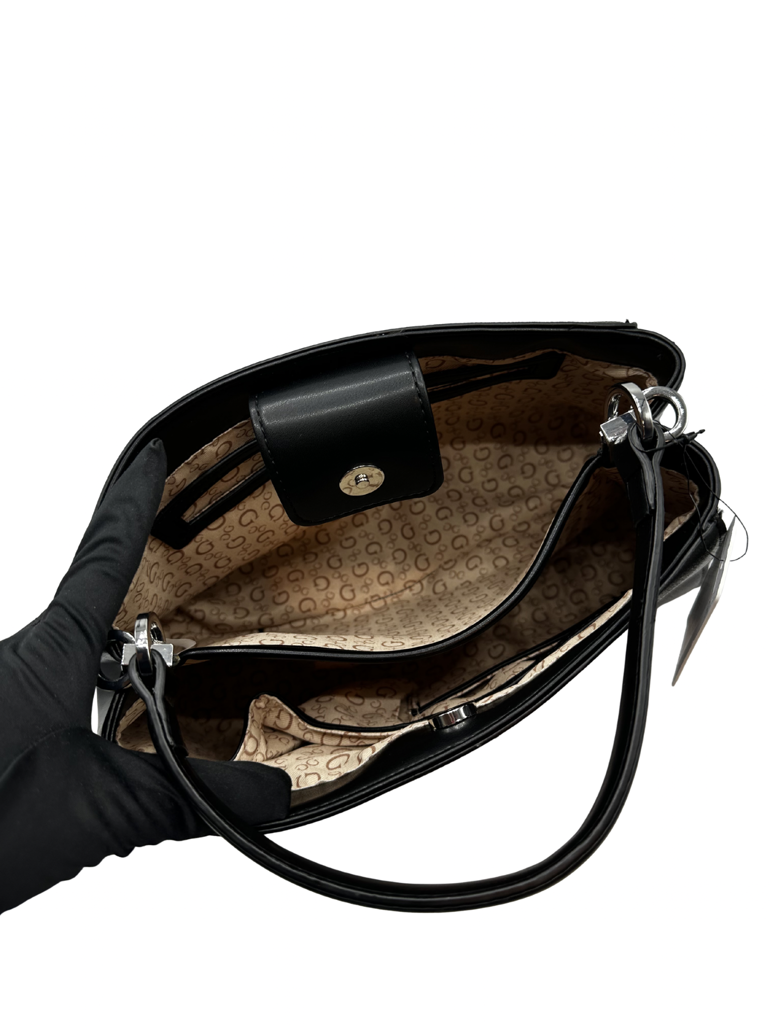Cartera de Mano Gris Guess