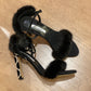 Sandalia Brian Atwood Black and White (39.5)