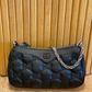 Bolso de Hombro Gucci GG Matelassé Negro de Cuero