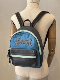 Mochila Coach Azul Vale Slingpack