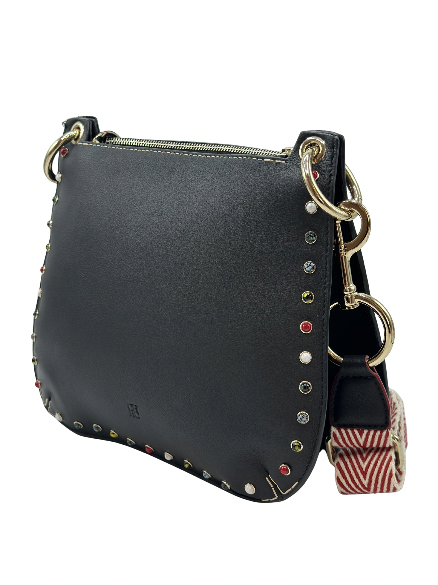 Bandolera Grande con Tachuelas Carolina Herrera