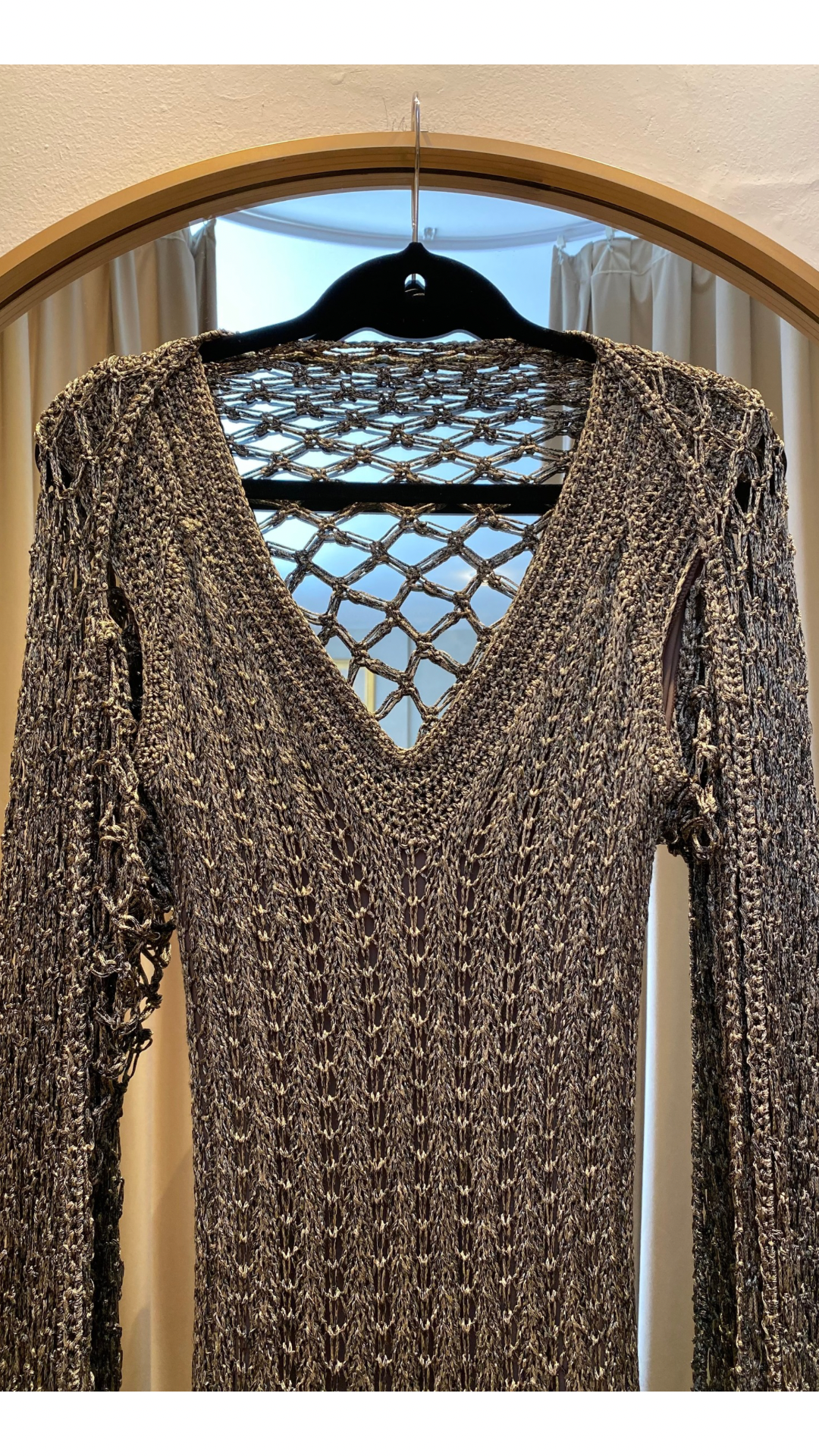 Vestido Largo Tejido Patricia Barrera (M)