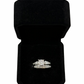 Set de Anillos Bridal en Oro Blanco 18k
