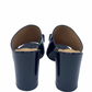 Mules Salvatore Ferragamo de Charol Negro con Lazo Gancini (36.5)