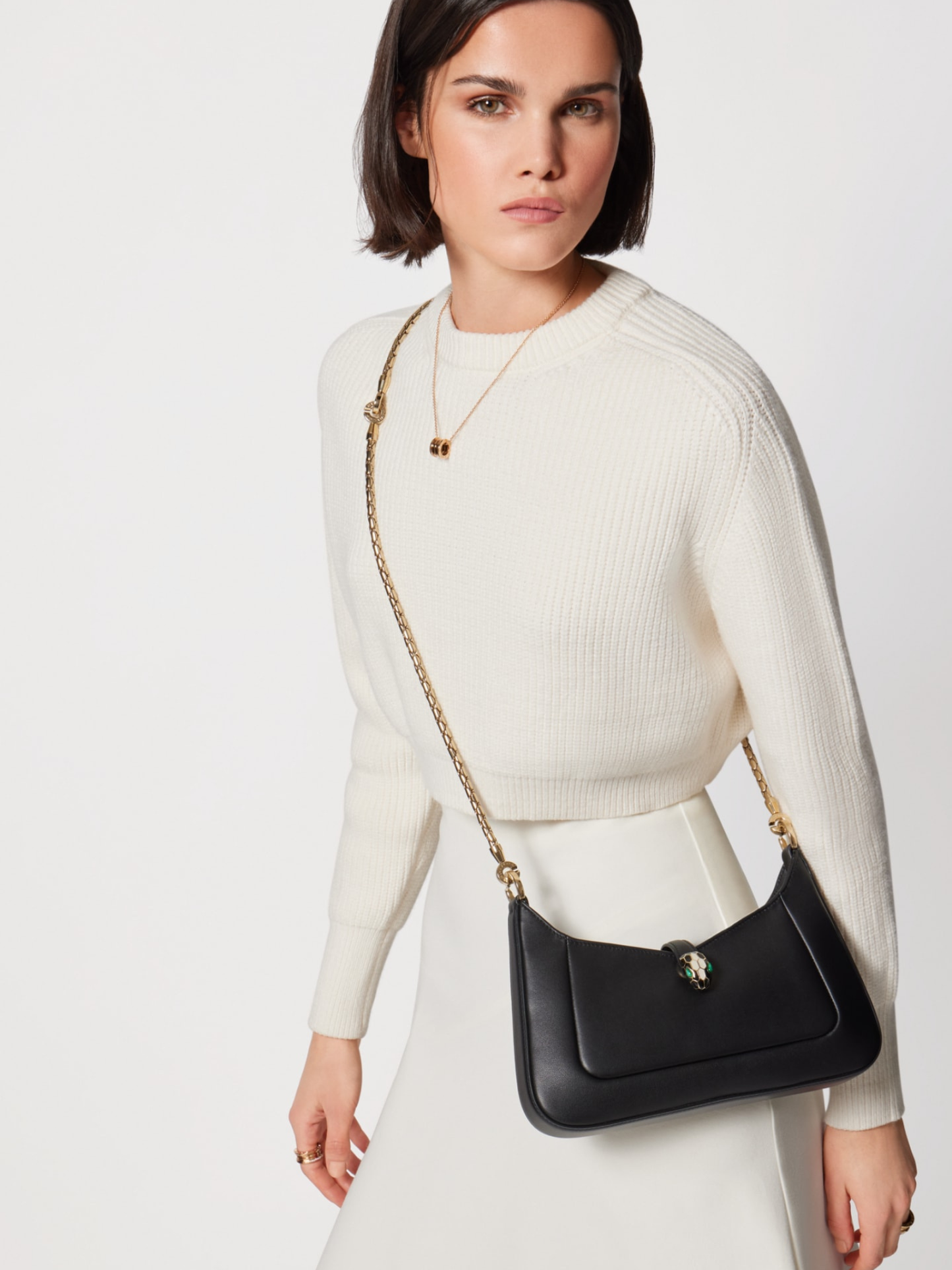 Cartera Negra Bvlgari Serpenti Baia