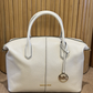 Cartera Blanca Michael Kors Hyde Large Satchel