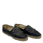 Alpargatas Negras Chanel Camellia (38)