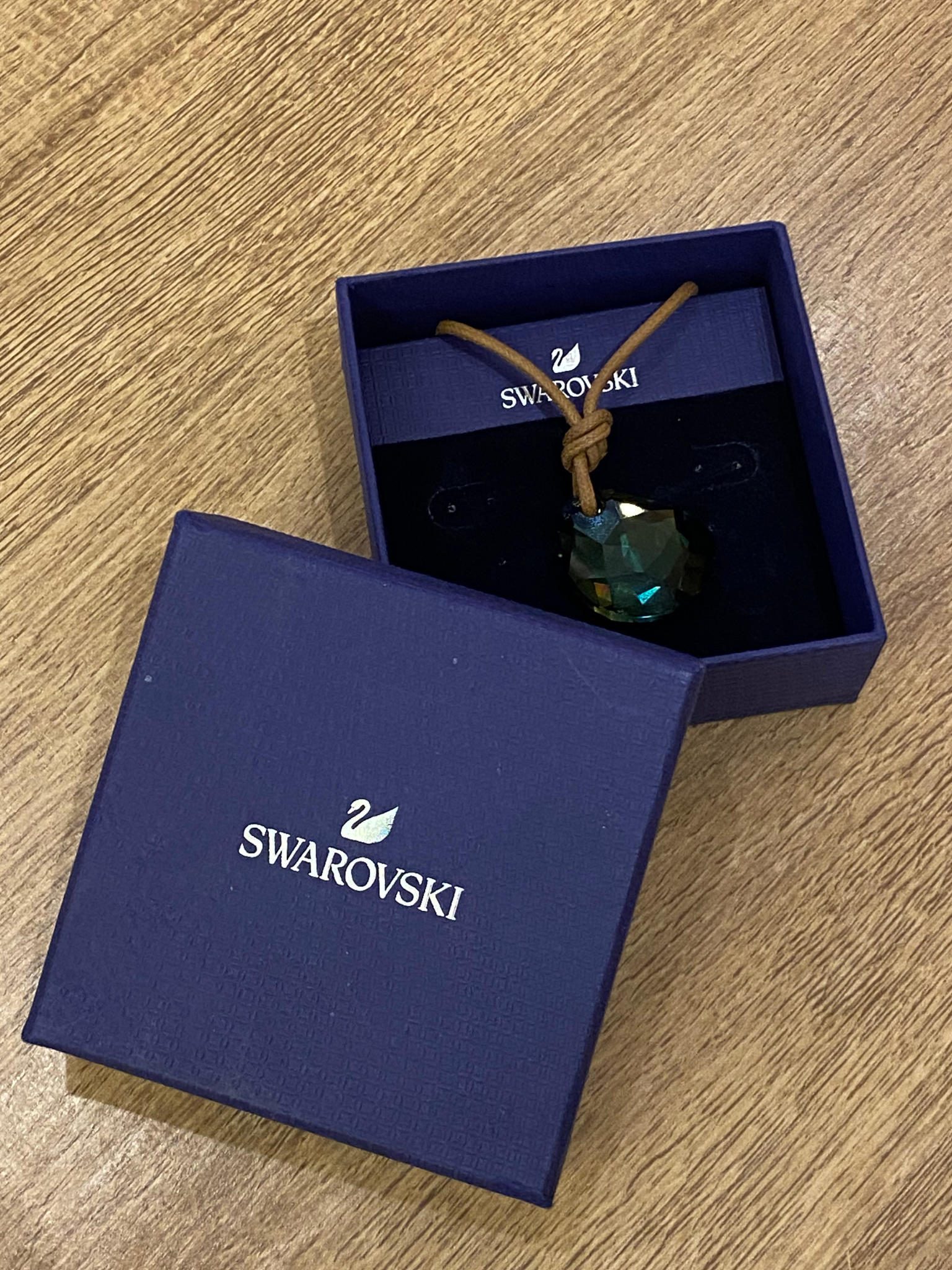 Collar Swarovski Dije Cristal Verde