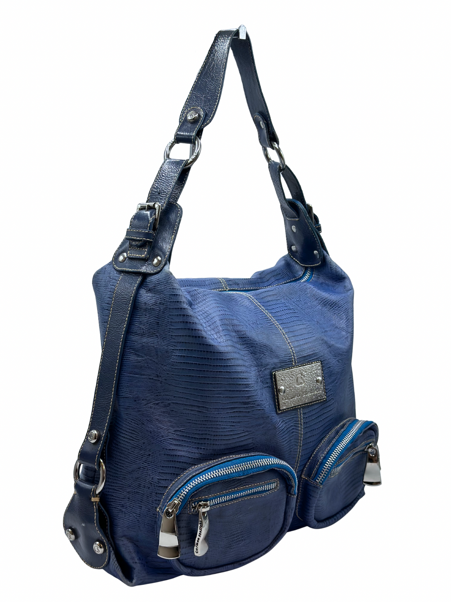 Cartera Azul con Bolsillos Carmen Steffens