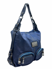 Cartera Azul con Bolsillos Carmen Steffens