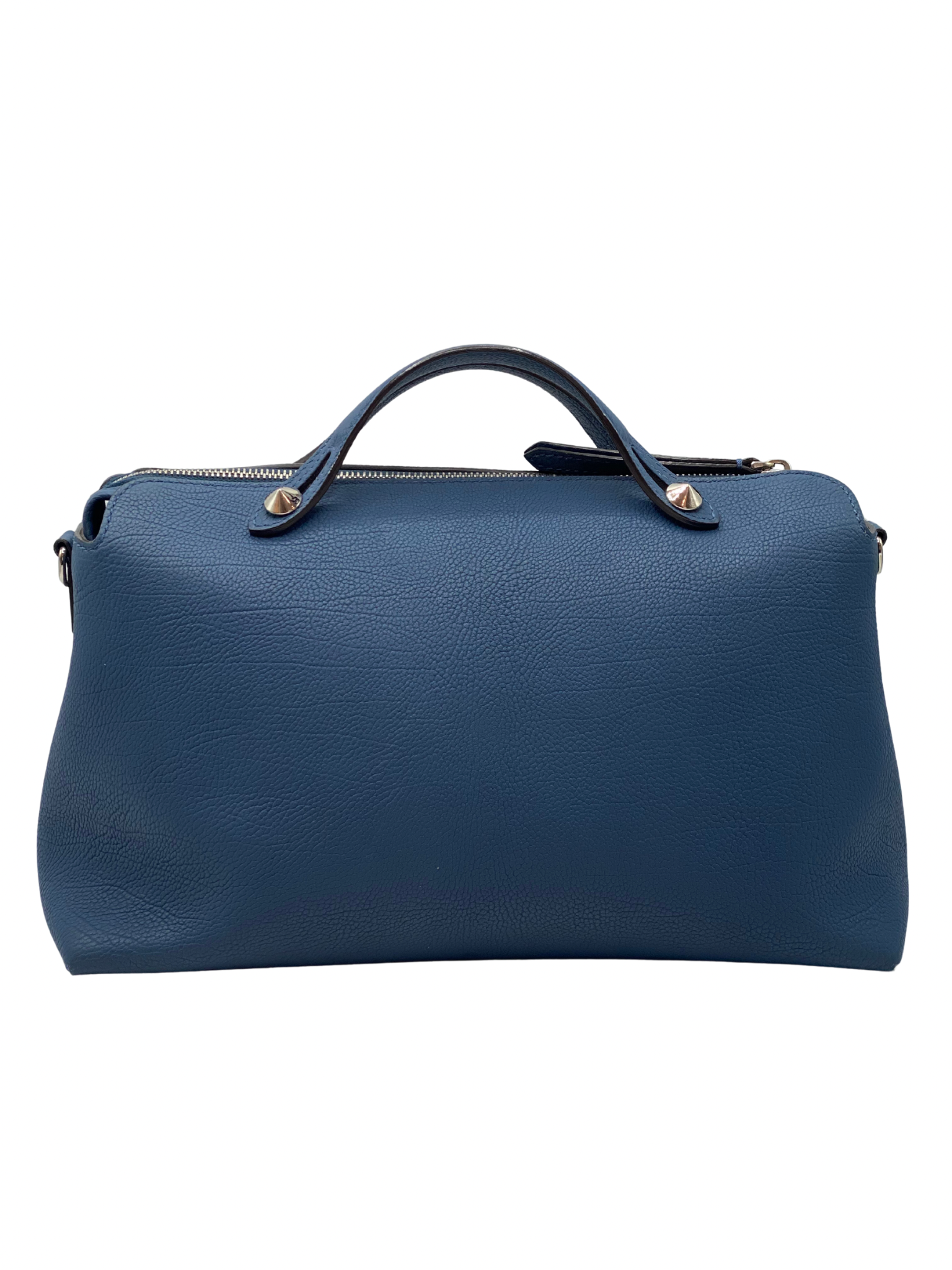 Cartera de Cuero Azul Fendi By The Way