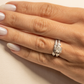 Set de Anillos Bridal en Oro Blanco 18k