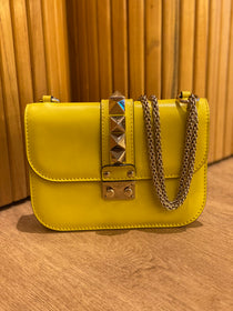 Bandolera Valentino Roman Rocksutd Yellow