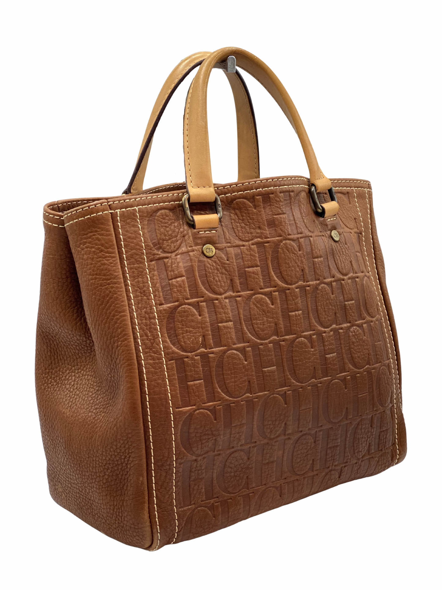 Bolso Marrón Carolina Herrera Monogram