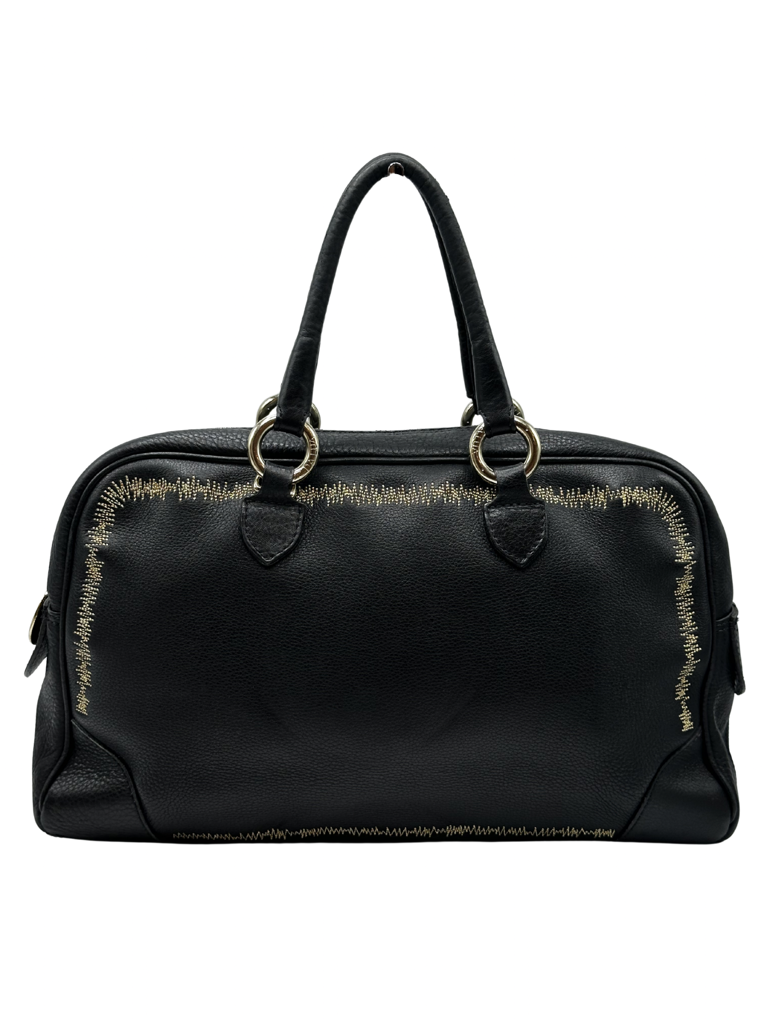 Cartera de Mano Negra Luz Da Lua