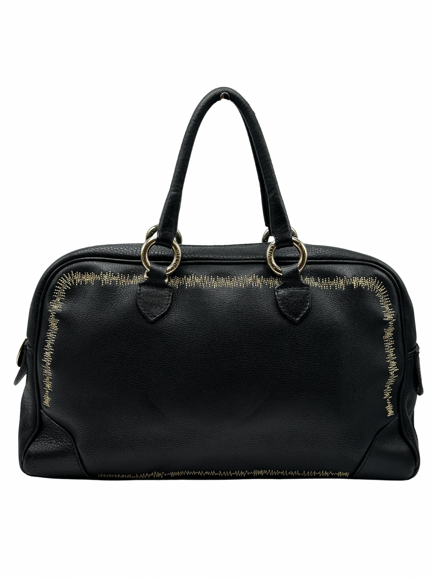 Cartera de Mano Negra Luz Da Lua