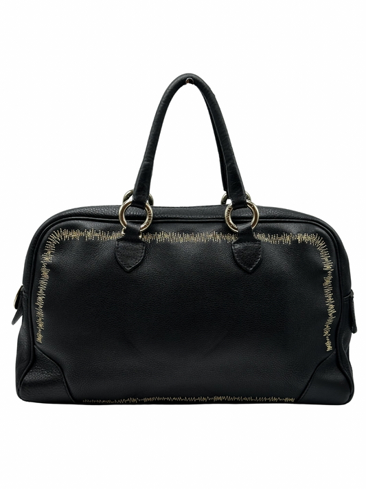 Cartera de Mano Negra Luz Da Lua