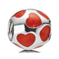 Charm Pandora Enamel Heart Red