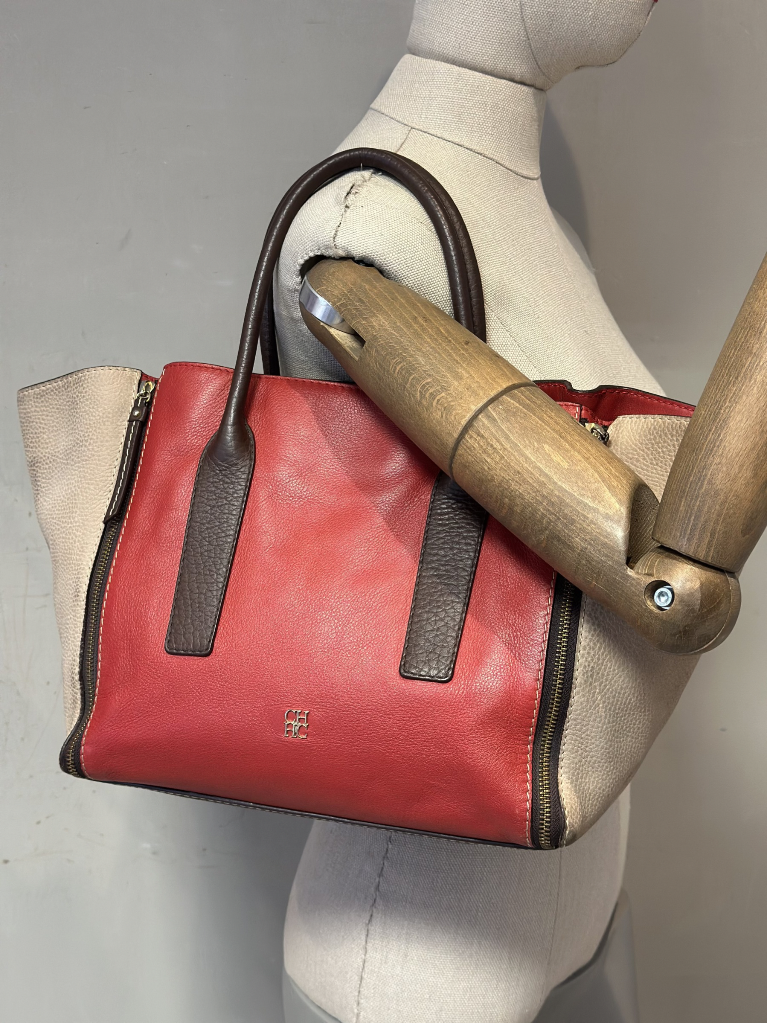 Cartera Bicolor Carolina Herrera Tote Bag