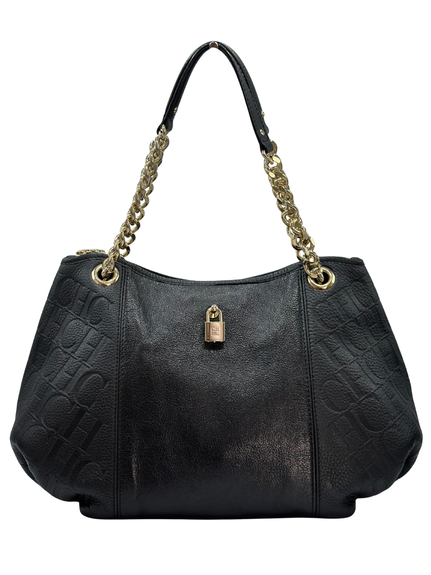 Cartera Negra Carolina Herrera Dahlia Hobo