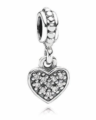 Charm Pandora Colgante Pave Heart