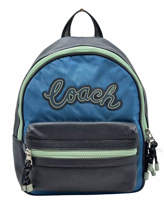 Mochila Coach Azul Vale Slingpack