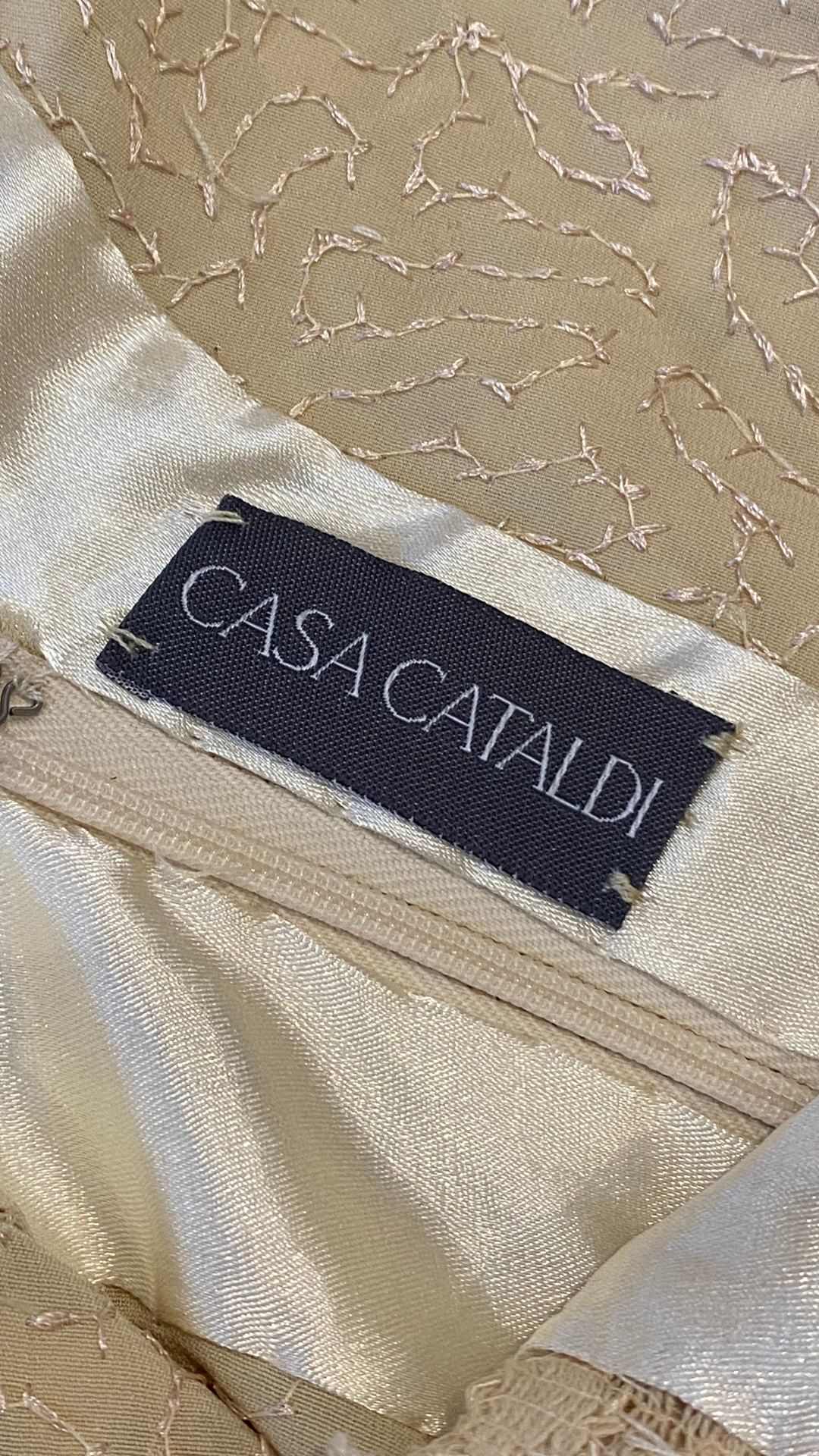 Vestido con Lentejuelas Casa Cataldi (S)