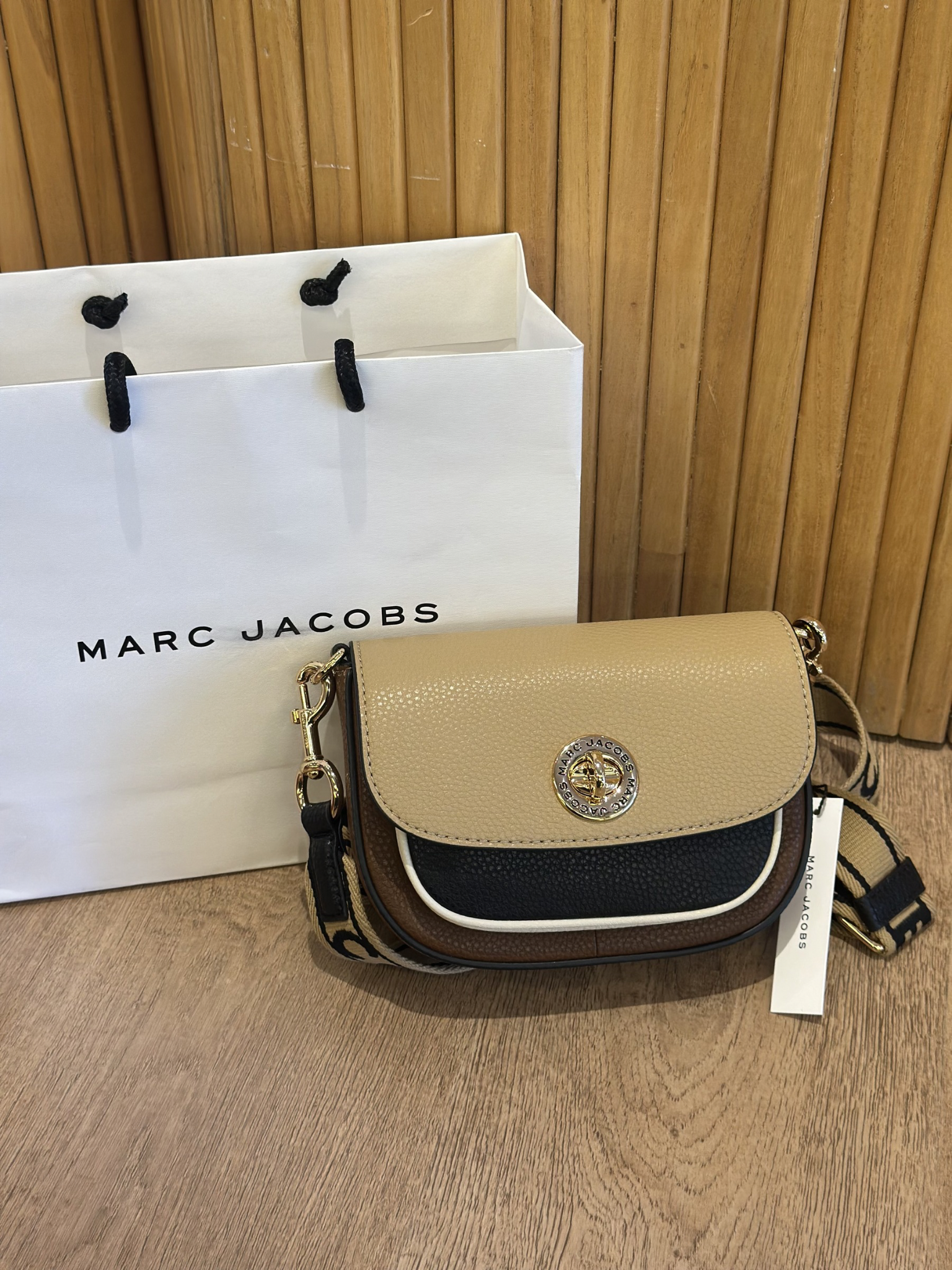 Bandolera Pequeña Marc Jacobs Colorblock Signet