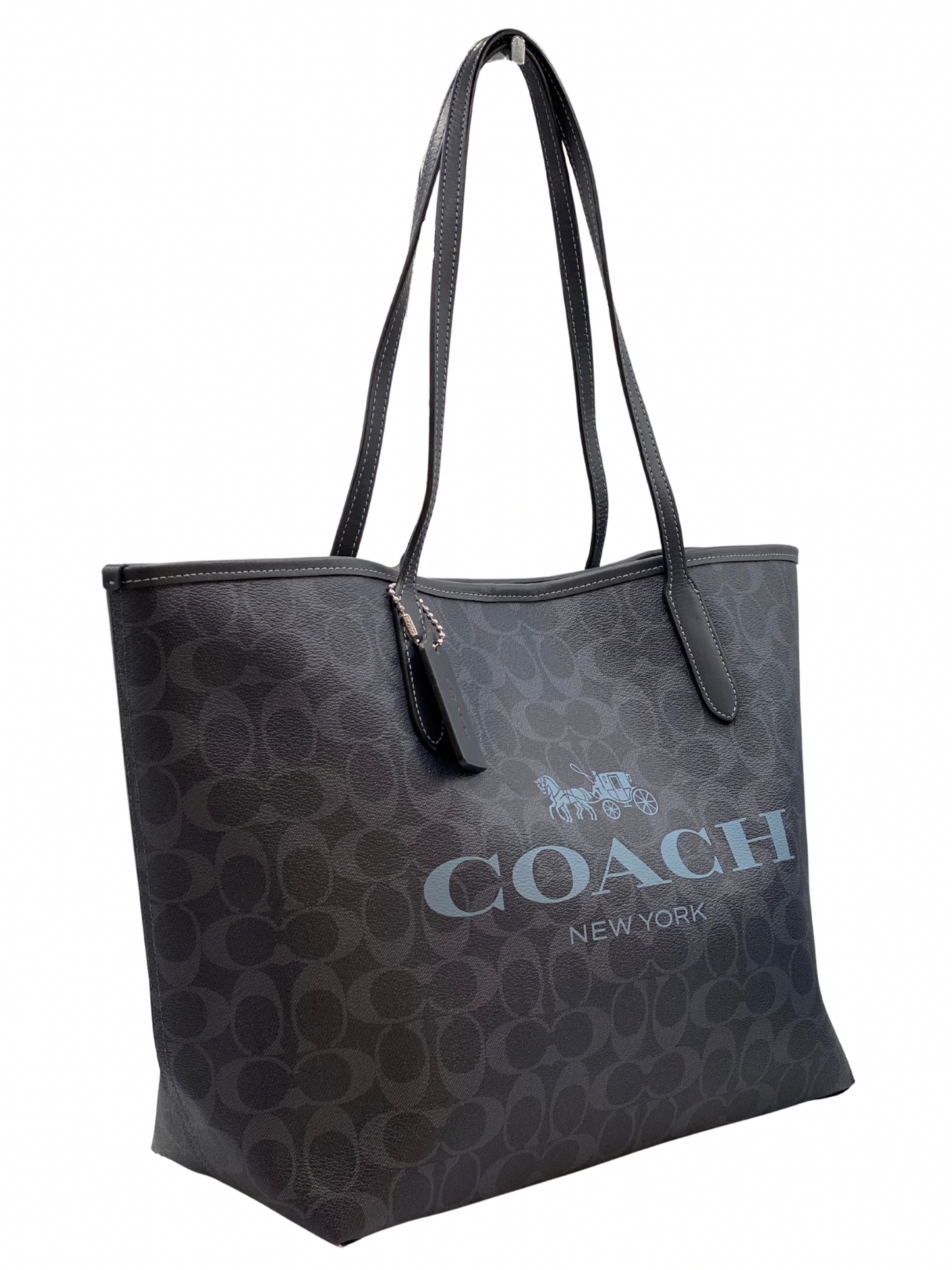 Cartera Azul Coach Tote Bag