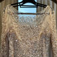 Vestido Corto con Lentejuelas Adrianna Papell (M)