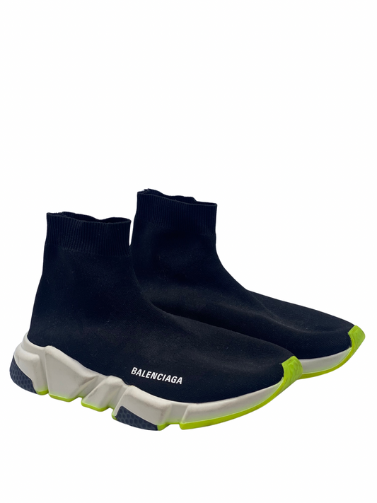 Zapatos Balenciaga Speed Trainer Negro y Amarillo (7 MASC)